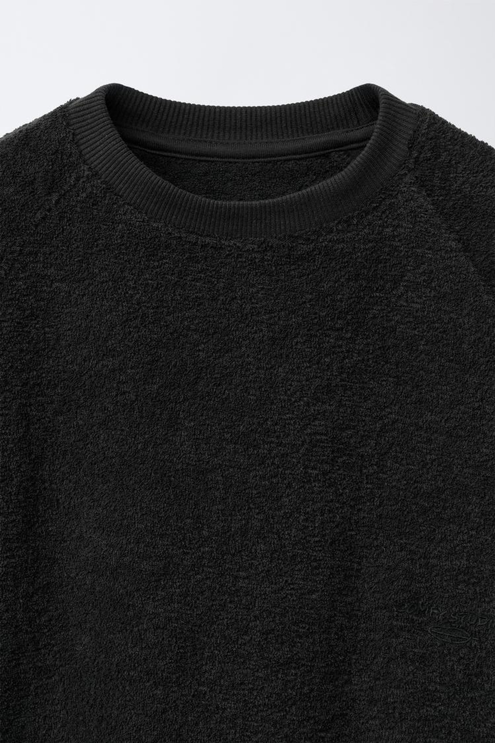 ZARA КОМПЛЕКТ ТОЛСТОВКА И БРЮКИ, ЧЕРНЫЙ