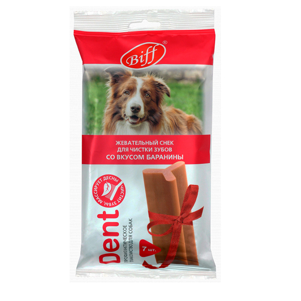 Снек для крупных собак с 3 мес. возраста БАРАНИНА 7 шт. 270 г