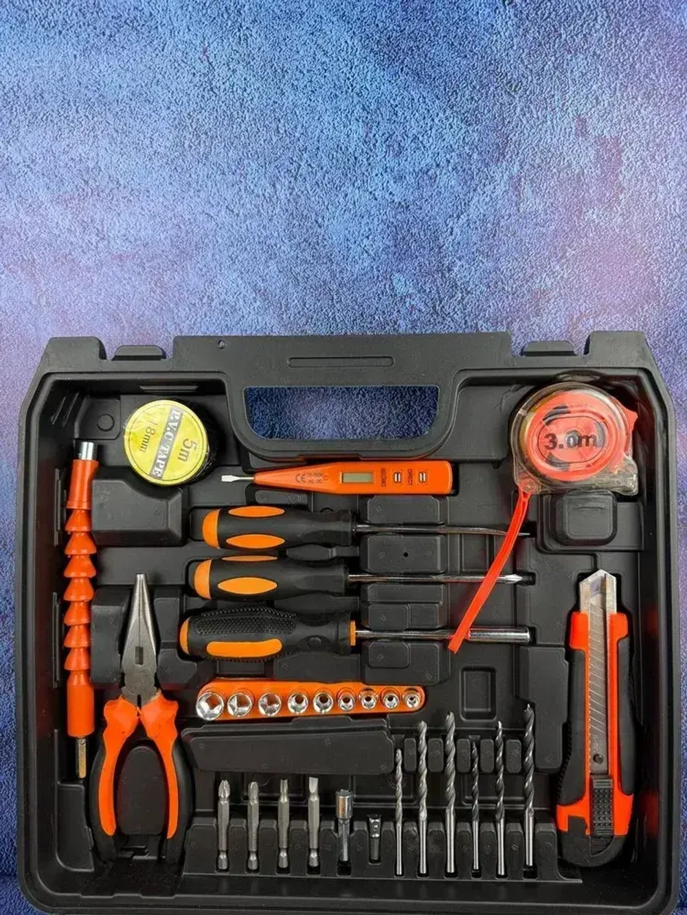 Шуруповерт аккумуляторный Dewalt 21V, 2 АКБ, Дрель-шуруповерт Деволт с набором инструментов