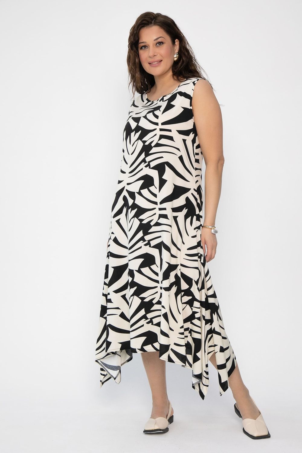 Сарафан Лада (черно-белый) П13689-21М LT Collection