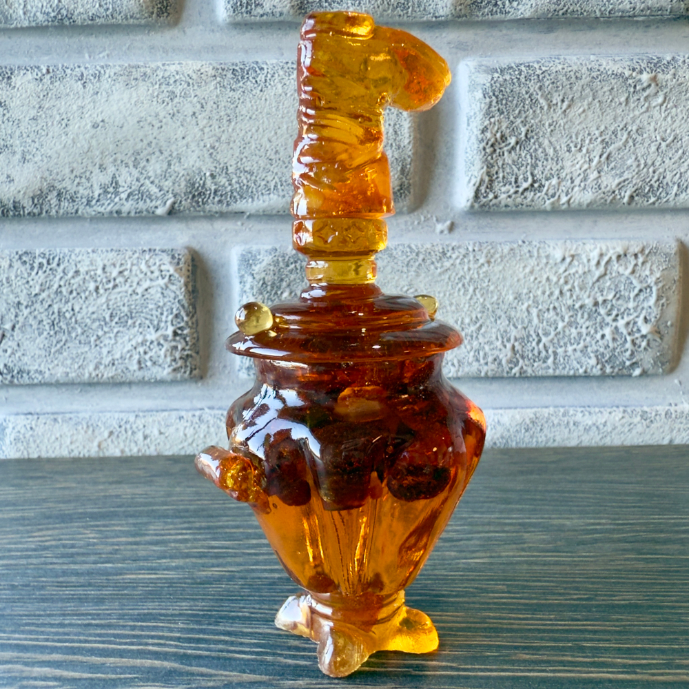 Самовар с сапогом