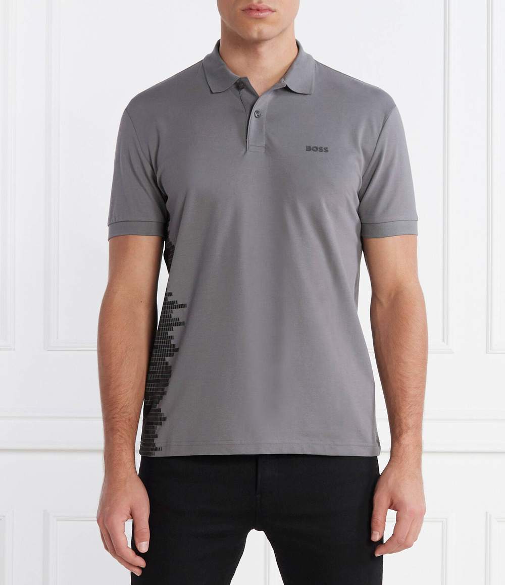 Поло Paddy BOSS GREEN - серый(50506201)