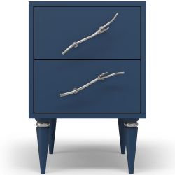 Тумба Арт Колор matte Классик Сильвер Королевский синий матовый