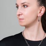 Серьги Dyrberg Kern BARBARA SS VINTAGE ROSE/GREY 450062