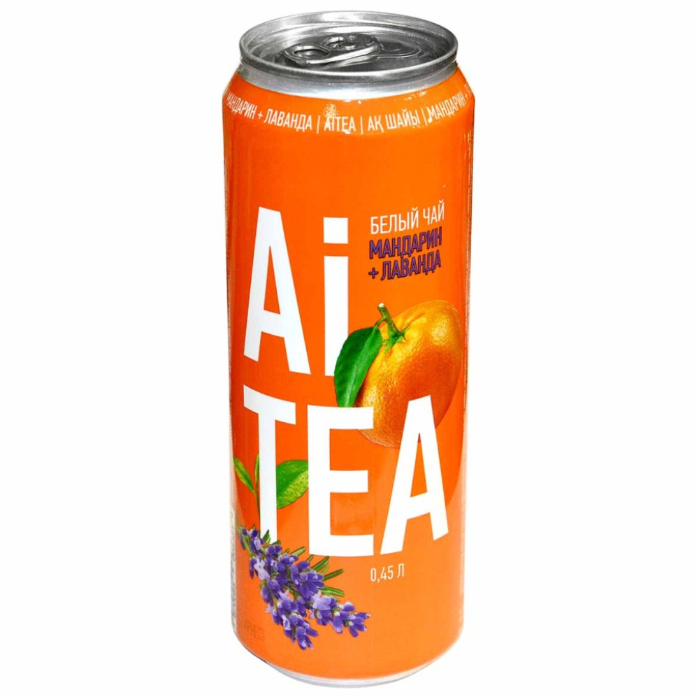 Белый чай Ai Tea Мандарин-лаванда ж/б 0.5 л