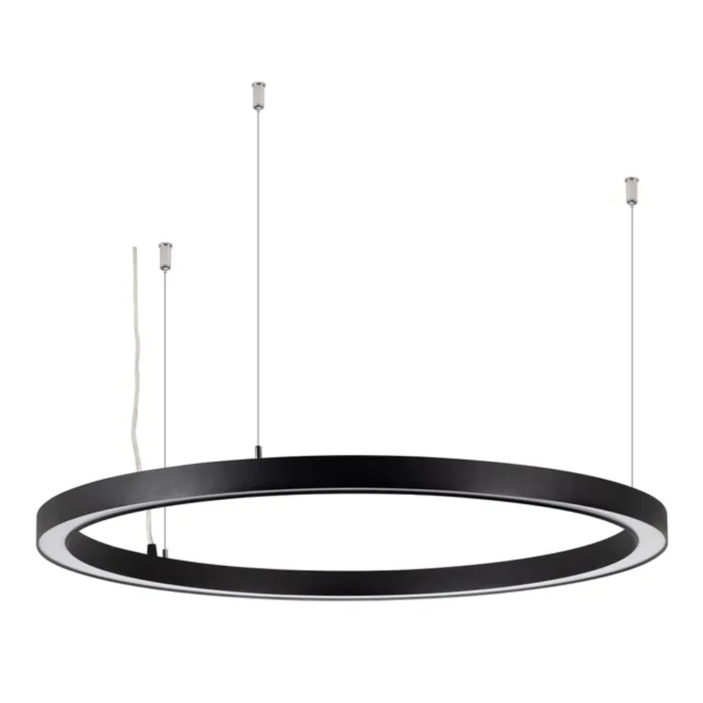Светильник SP-CIRCLE-HANG-O3535-D700-40W Warm3000 (RAL9005, 120 deg, 230V) IP40 LED (Arlight, Алюминий) 049364