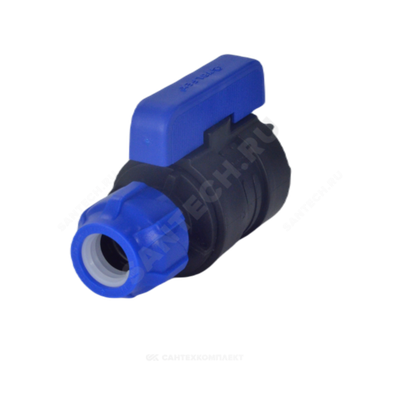 Кран шаровой компрессионный ПЭ Дн 32х3/4" ВР Ру16 VALFEX 1210012532034