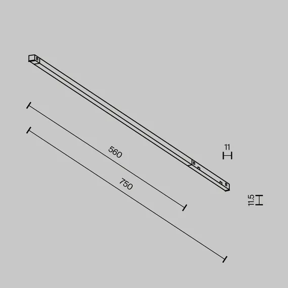 Трековый светильник Technical TR240-4-12WTW-DSZ-B