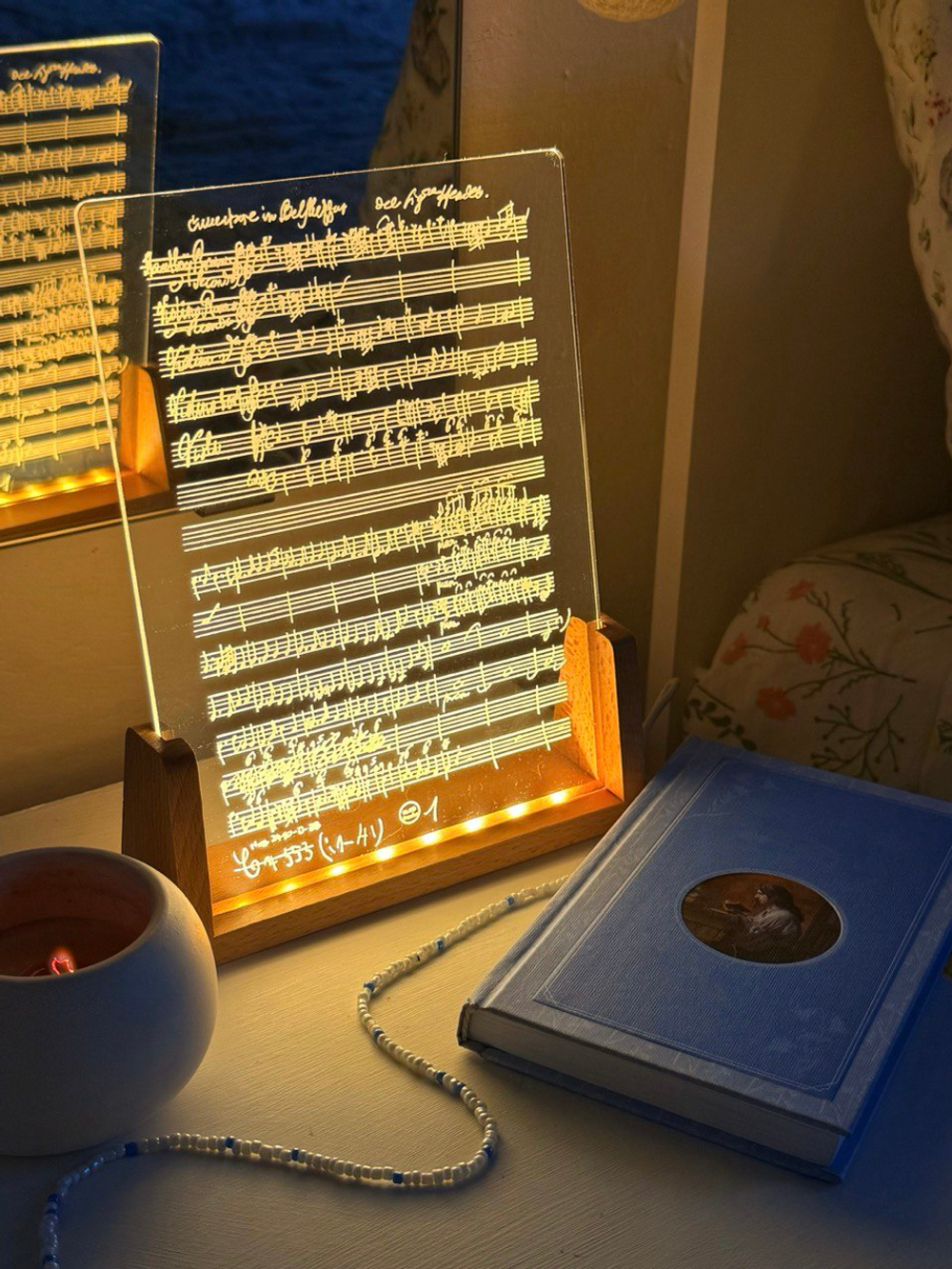 Ночник "Нотный стан"