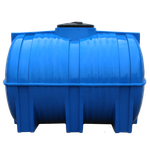 Ёмкость пластиковая пищевая STERH GOR Y 2000 л. горизонтальная (2-x слойная) (185x128x131см;синий) - арт.555067