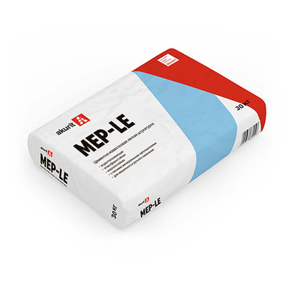 MEP-LE Цементно-известковая легкая штукатурка с перлитом Akurit , мешок 30 кг.