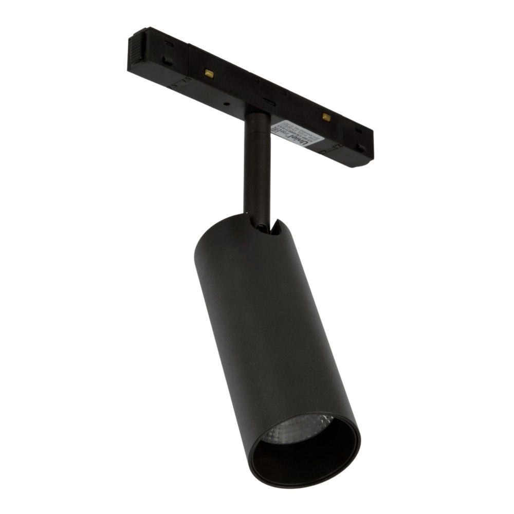 ULB-M60-12W-4000K-35 BLACK Светильник-прожектор светодиодный трековый. Для магнитного шинопровода. 900 Лм. Белый свет 4000К. Черный. ТМ Uniel