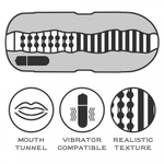 Мастурбатор в колбе Sex in a can Stamina (губки) с вибрацией