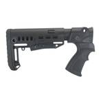 Телескопический приклад на МР-155, DLG Tactical. Черный