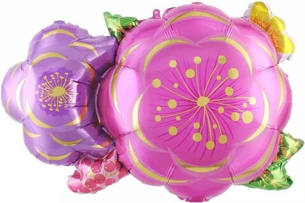 К Фигура Цветок Розовый (32''/81 см)