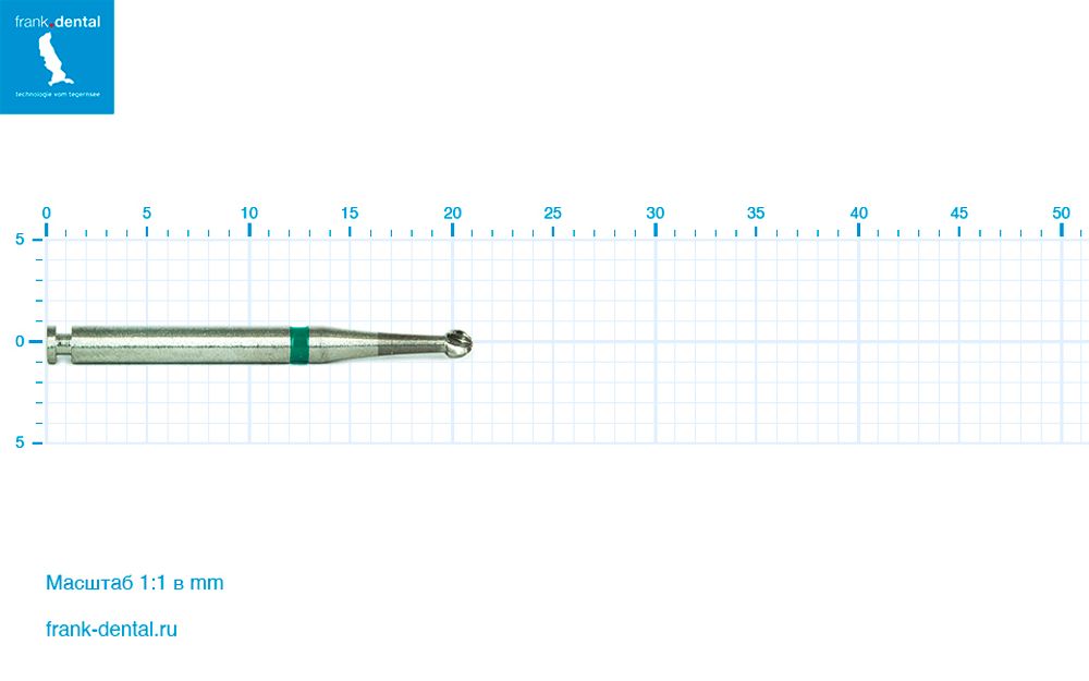 Бор твердосплавный Frank Dental типа RA - C.1S.018.RAL