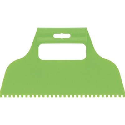 Шпатель для клея, пластмассовый, зубчатый 4 х 4 мм Сибртех