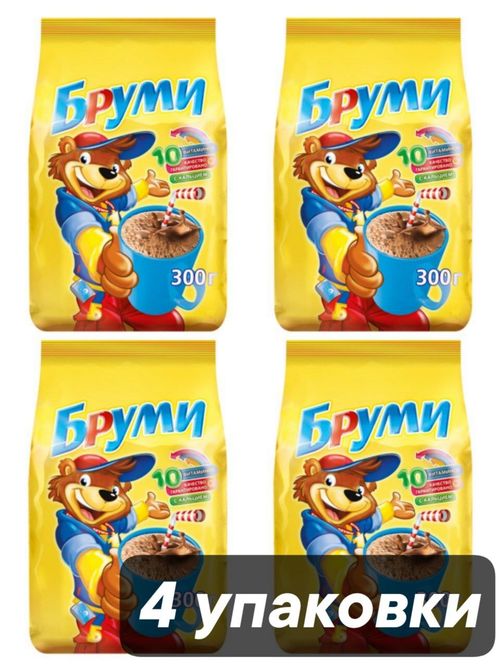 Какао-напиток Бруми 300 г x 4 шт