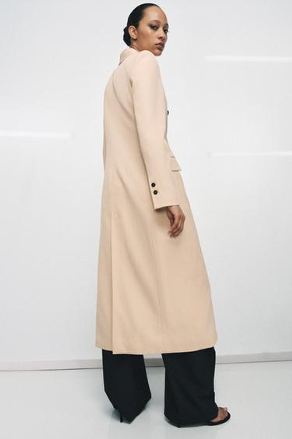 ZW COLLECTION КРУЗАЙ ДЛИННЫЙ ПАЛЬТО - ZARA