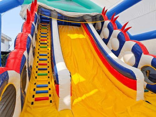 Коммерческий надувной батут-горка «Дракон 2», 11,5*6*9 м