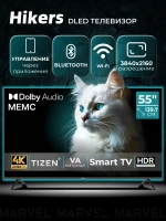 Телевизор смарт ТВ 55 дюймов Smart TV Wi Fi 55" 4K UHD 2160p