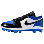 Jordan 1 Baseball Shoes Men"s White Blue