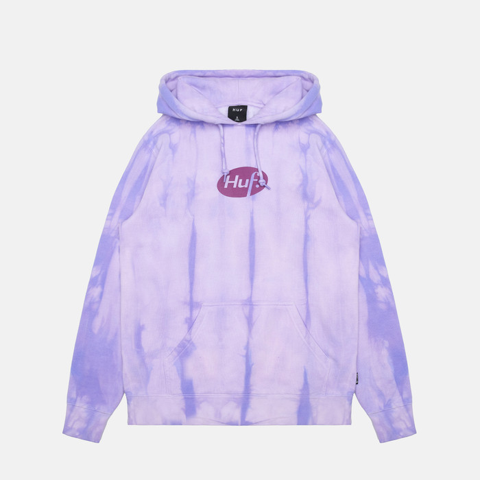 Толстовка мужская HUF Relax Tiedye артикул:PF00345-VIOLT - купить в магазине Дайс
