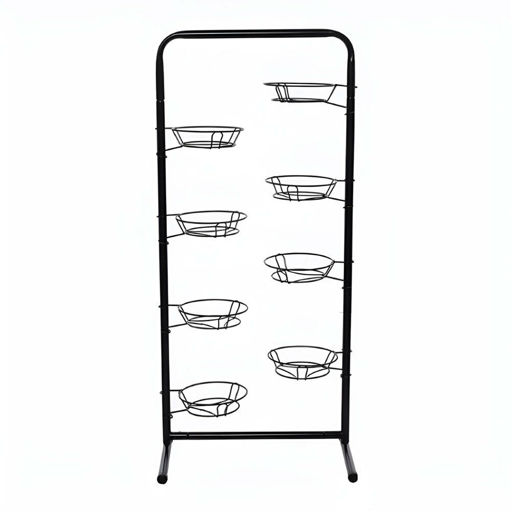 Цветочница "Дуга" на 8 горшков, черная