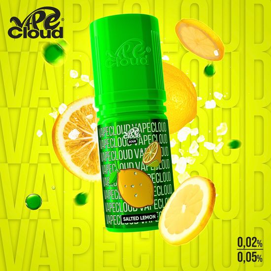 VAPE CLOUD Salted Lemon Sour - Кислый лимонный сок 0.02 %