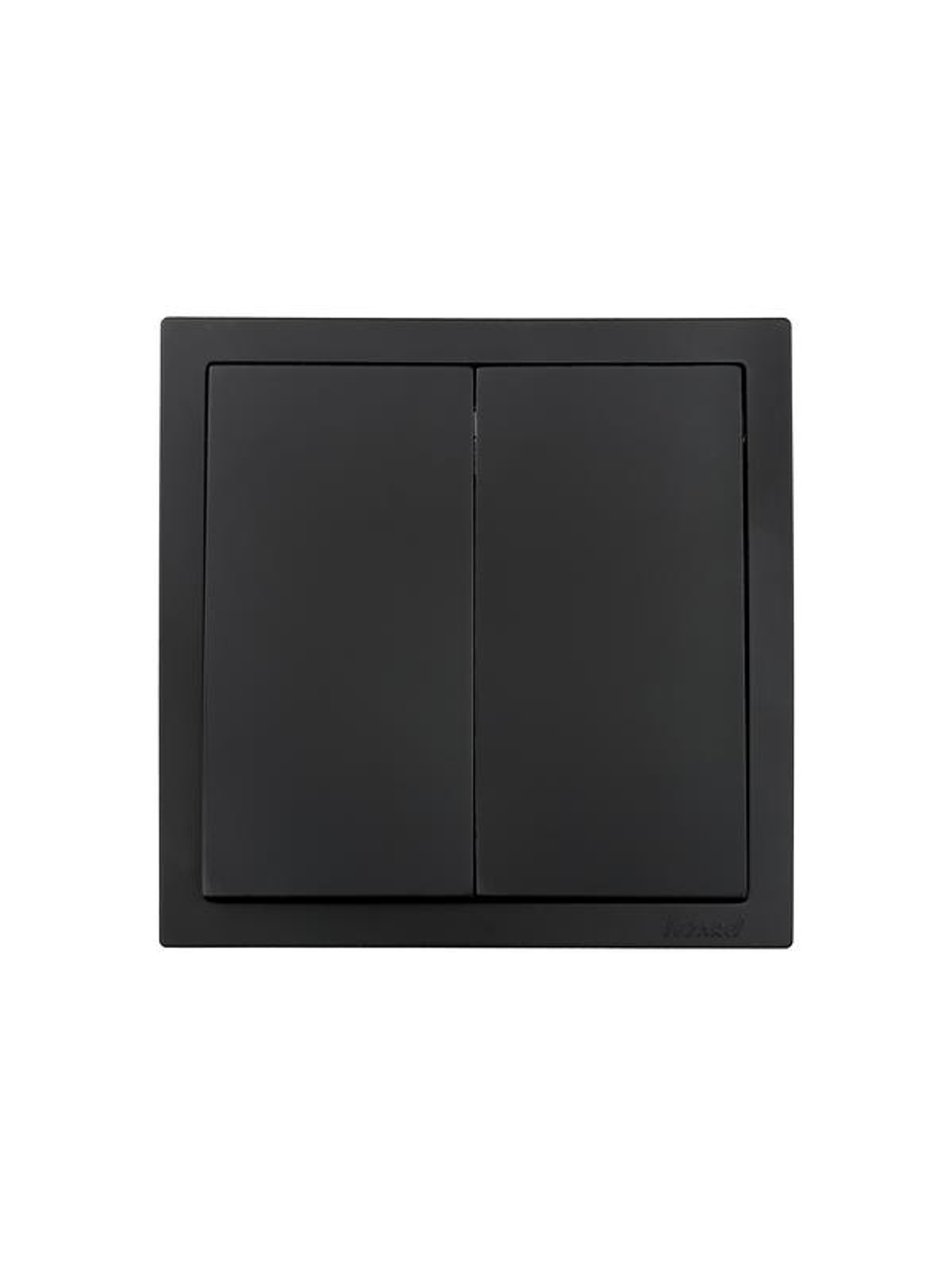 Выключатель 2-кл СП ZIMA IP20 10А безвинт. зажим черн. бархат LEZARD 704-4288-101QC