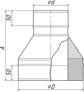 Старт-сэндвич TMF ф150/250, 0,5мм, н/н