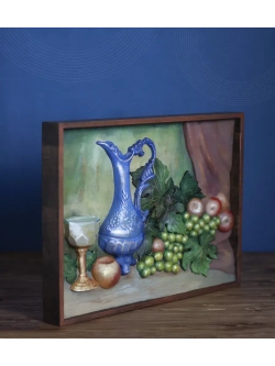 Картина деревянная "Натюрморт" 41х30х4,5 см