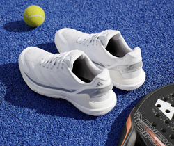 Женские кроссовки для Падел Adidas Crazyquick Lightstrike Padel W - cloud white/cloud white/zero metalic