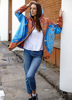 Куртка "Свойства вещей", по мотивам миниатюры из работы Варфоломея Английского «Книга о свойствах вещей»