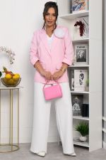 Пиджак льняной Мэрлин (розовый) Б15430-7М LT Collection