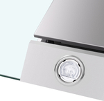 Кухонная вытяжка MAUNFELD Gloria 90 нержавеющая сталь/прозрачное стекло фото 8