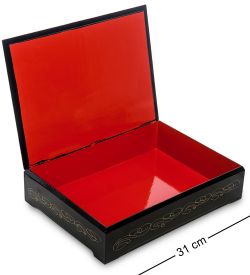 Народные промыслы ШК-13/33-C Шкатулка в технике декупаж (прям. 32х23х6,5)