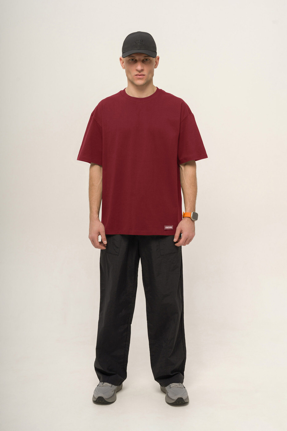 Футболка KUL'TURA Oversize "High" Бордовый