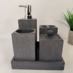 Набор из андезита 7 предм Bhatroom Set Grey NM-65309 (17см*17см) квадрат 0898
