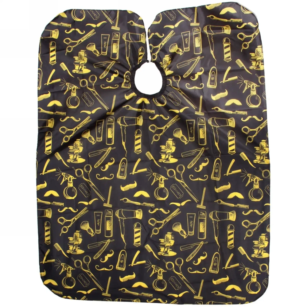 Пеньюар парикмахерский «New Style», цвет черный, 110*140см