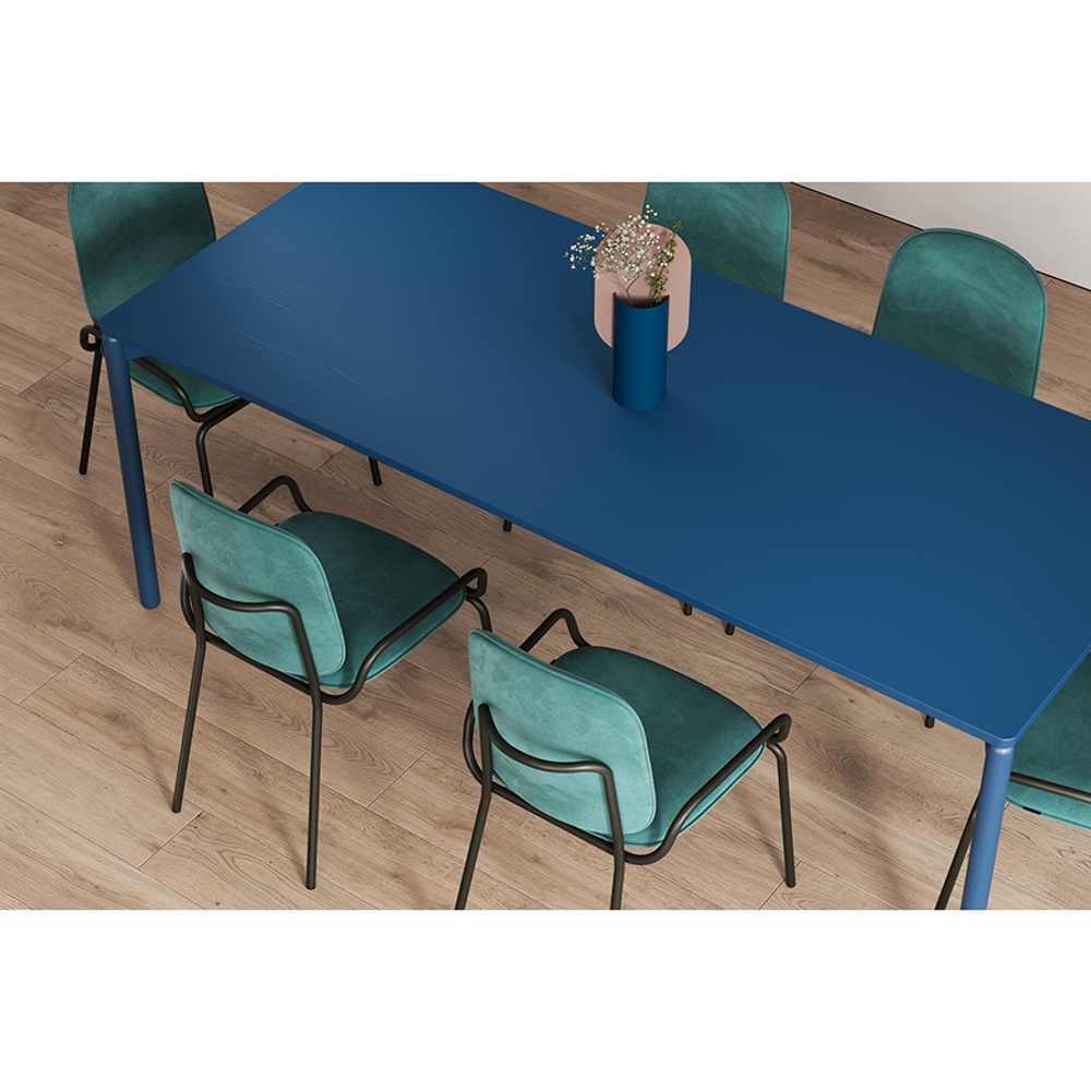 Стул LATITUDE Ror, 2 Frame, велюр, черный/зеленый