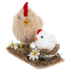 GAEM Фигурка декоративная "Цыплята", L15 W5,5 H9 см, 2в.