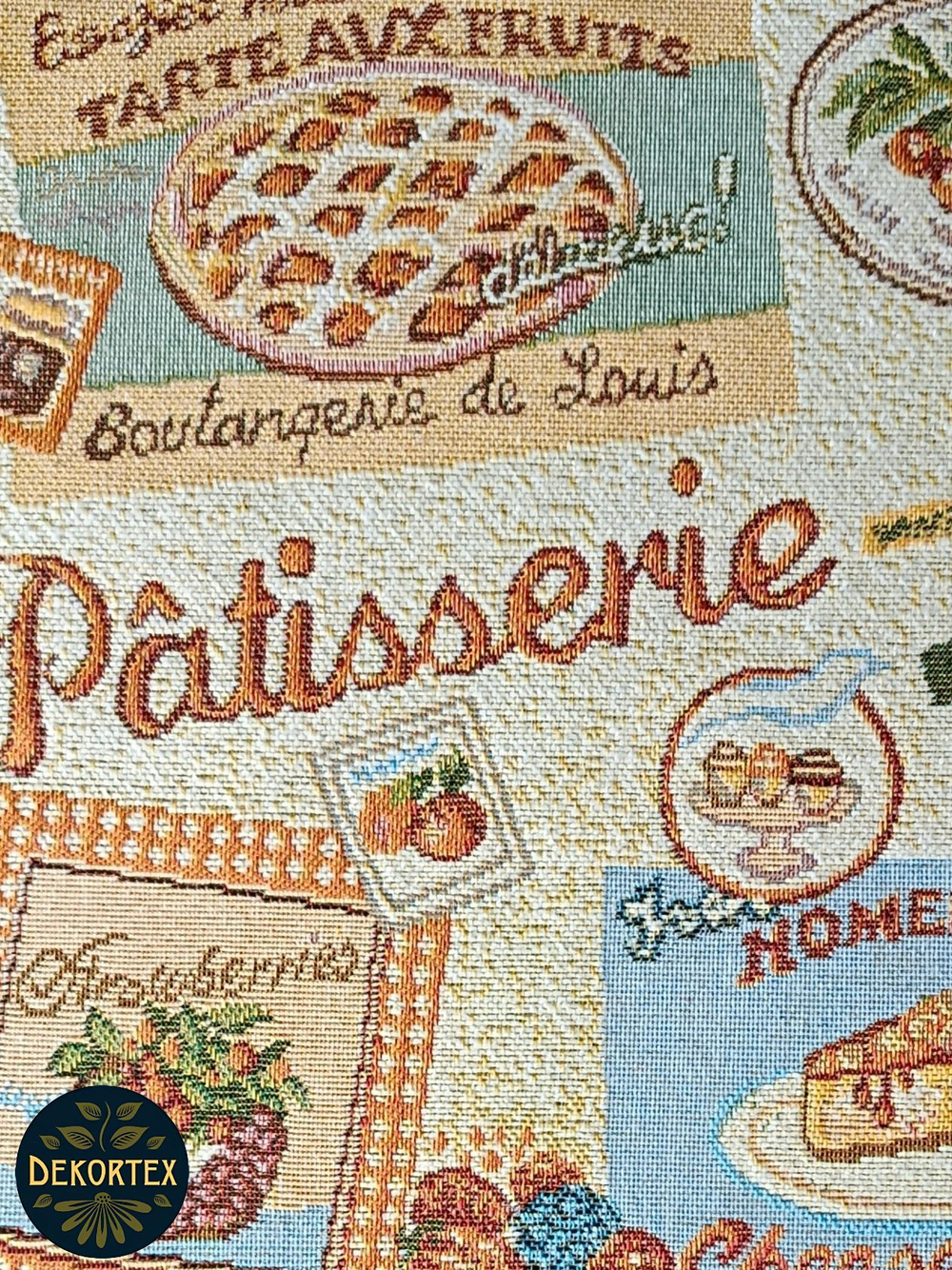 Набор декоративных гобеленовых салфеток Домашний десерт 32х32 (4 шт.)