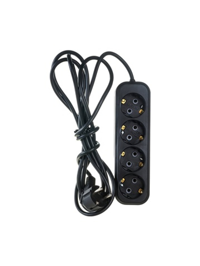 Бытовой удлинитель Gigant с заземлением ПВС 3x0,75 4 гнезда 3м 80086