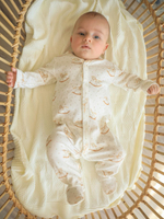 Комбинезон на кнопках "Лошадки с горошками"