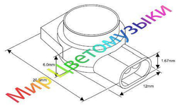 Соединитель 3-х контактный 1,67мм