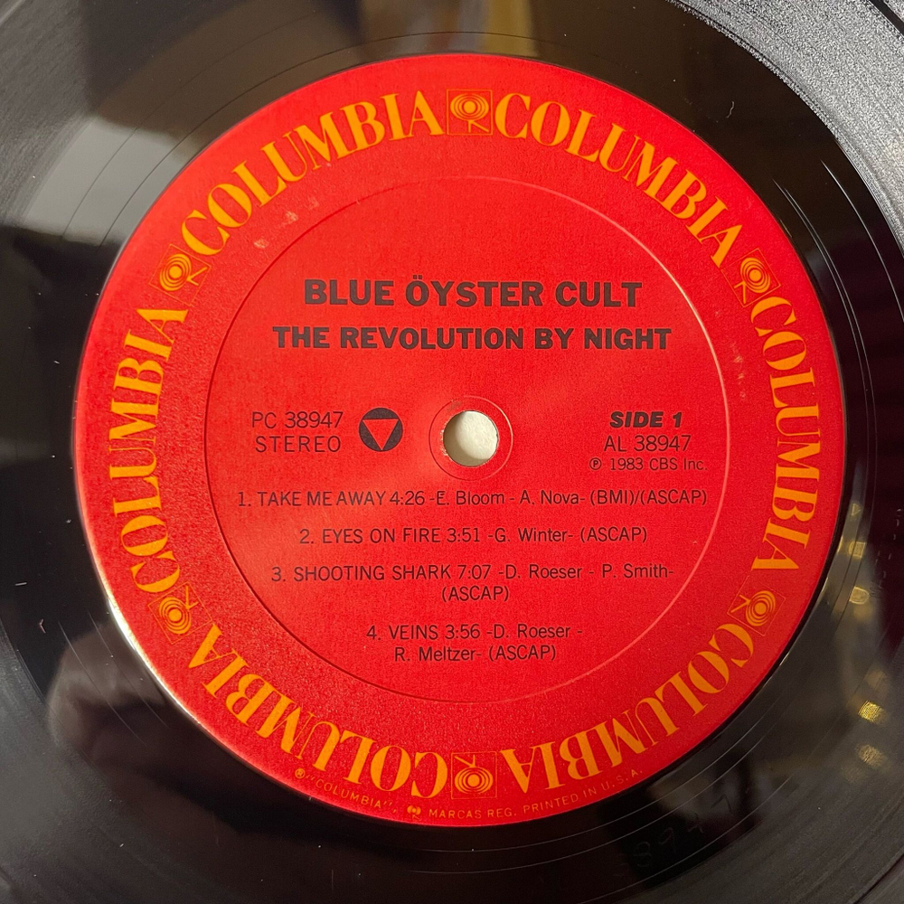 Винтажная виниловая пластинка LP Blue Oyster Cult The Revolution By Night (USA 1983)