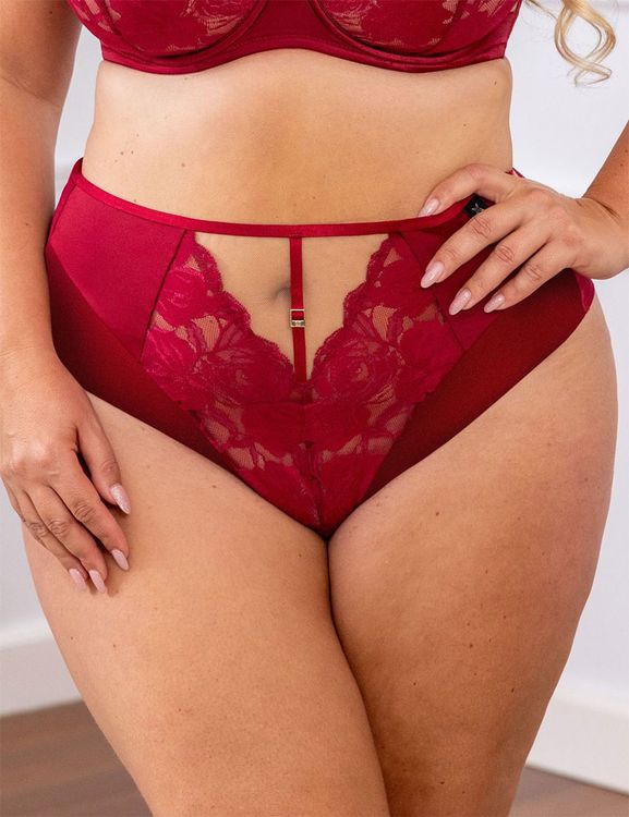 Трусы Kris Line Cherry слипы High Waist (вишневый)