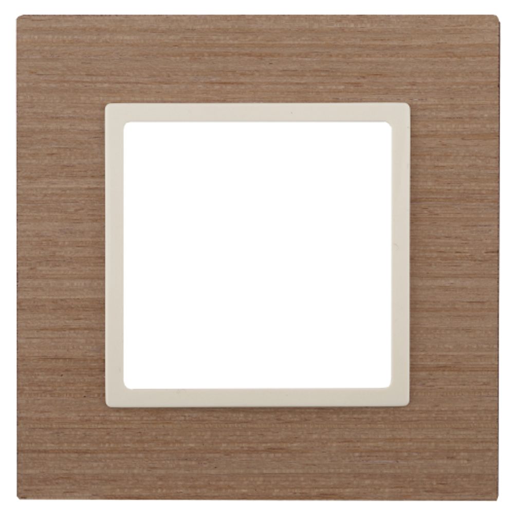 14-5301-07 ЭРА Рамка на 1 пост, дерево, Эра Elegance, ясень+сл.кость | Elegance Ясень + Слоновая кость