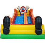 Большой надувной батут-горка "Арлекин"